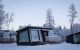 Cabin in Inari Lapland Finland. Inari Sauna Studio in Holiday Village Inari. 